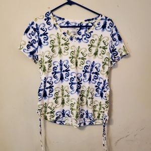 Caribbean Joe women's short sleeve shirt